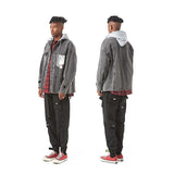 ZEPZU FERGO BEEDOO DETACHABLE HOODED DENIM JEAN JACKET - boopdo