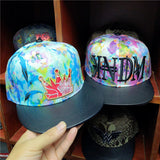 KING CROWN EMBOSSED LOGO SNAP CAPS IN MULTI COLOR - boopdo