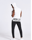 IRON LIFE THE GYM PANTHERS TRAINING HOODED T SHIRTS - boopdo