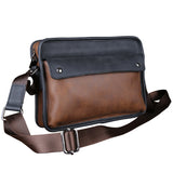 CORRA MICZO LEATHER SHOULDER MESSENGER BAG IN BROWN - boopdo