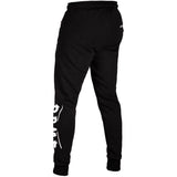 MUSCLE CARDIO FITTED ELASTICATED WAISTBAND PANT IN BLACK - boopdo