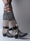 PROVA PERFETTO BOOP POINTED TOE KNEE HIGH LEATHER BOOTS - boopdo