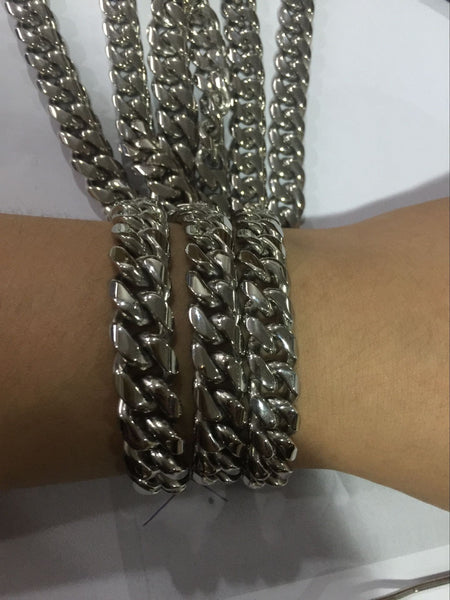 RICH BRIAN XX TENTACION CUBAN GOLD SILVER CHOKER NECK CHAIN - boopdo