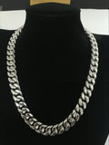 RICH BRIAN XX TENTACION CUBAN GOLD SILVER CHOKER NECK CHAIN - boopdo