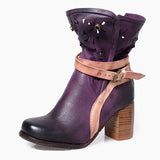 PROVA PERFETTO BOFFI BRITISH STYLE LEATHER WESTERN BOOTS - boopdo