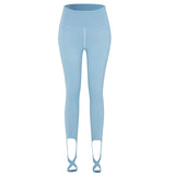 UIMIO STIRRUP LEGGINGS WITH CROSS OVER DETAIL - boopdo