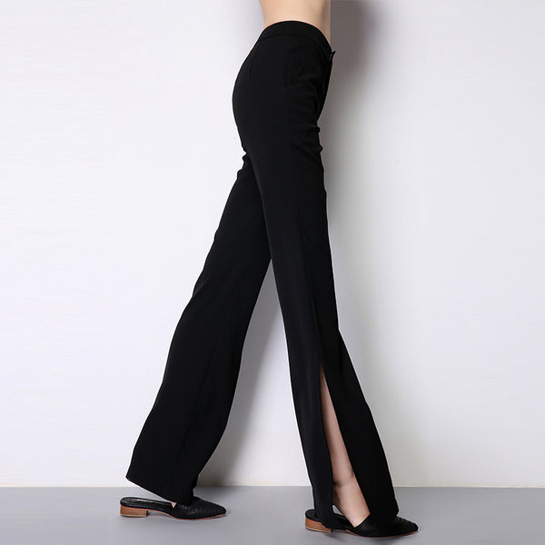 C4MORE HIPSTER MASTER YODA RETRO STYLE HIGH WAIST PANTS IN BLACK - boopdo