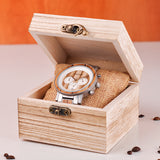 BOBO BIRD HANDMADE OPTICAL PHANTOM WOODEN WATCH - boopdo