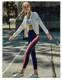 GYMNA STAR PRINT TRACK JACKET IN WHITE - boopdo