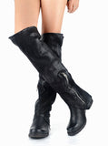 PROVA PERFFETTO BOUTIQUE VINTAGE DESIGN OVER THE KNEE LEATHER BOOTS - boopdo