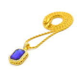 HIPSTER SAVAGE FREE STYLE MINI GEM DIAMOND NECKLACE - boopdo