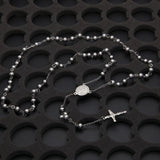 GANSPO JESUS CROSS STAINLESS STEEL HIP HOP STYLE NECKLACE - boopdo
