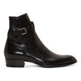 NADEMILI AMERIXA BUCKLE TOE POINTED CHELSEA BOOTS - boopdo