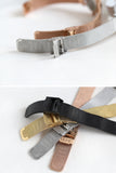 HERTZ MARK ULTRA THIN METAL BRACELET WATCHES - boopdo