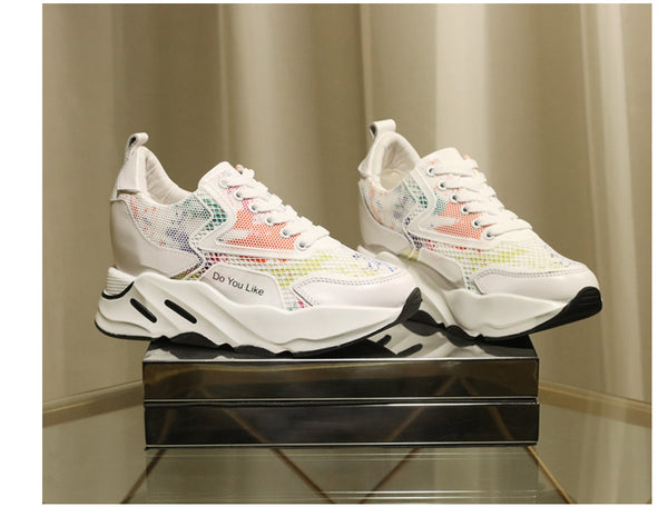 SVB FASHION CHUNKY TRAINERS IN MULTI - boopdo