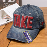 CHUNGLIM THE TAKE MYSTERIC GLAMOUR OUTDOOR CURVED CAPS IN DENIM - boopdo