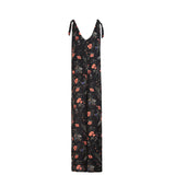 SINCE THEN TIE SHOULDER CAMI JUMPSUIT IN FLORAL - boopdo