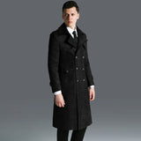 JOE CHAO PANADE URBAN STYLE OVER THE KNEE LONG TRENCH COATS - boopdo