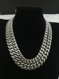 RICH BRIAN XX TENTACION CUBAN GOLD SILVER CHOKER NECK CHAIN - boopdo