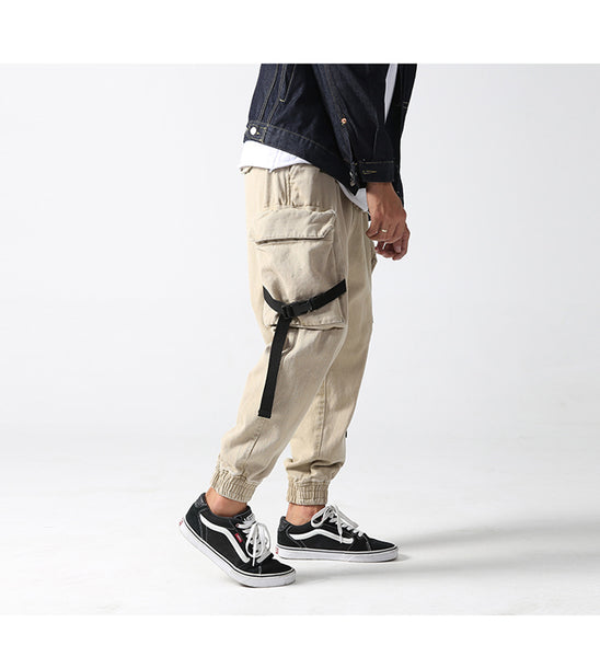 INSIDEX WENLE PARATROOPERS CARGO POCKET JOGGER PANTS - boopdo