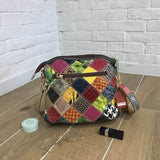 CAERLIFAB BOOPDO PATCHWORK SNAKE LEATHER BAG IN MULTI COLOR - boopdo