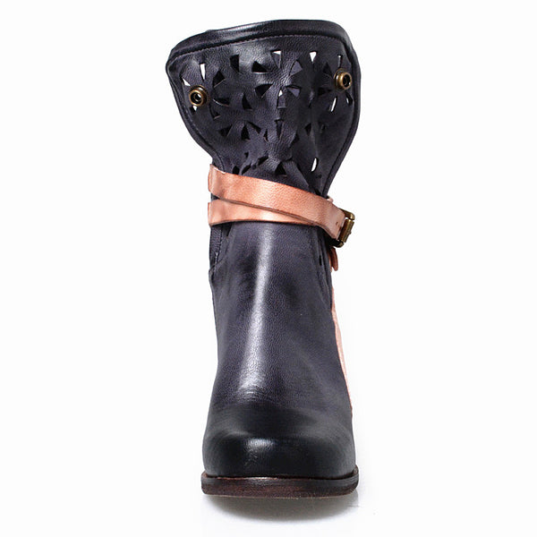 PROVA PERFETTO BOFFI BRITISH STYLE LEATHER WESTERN BOOTS - boopdo