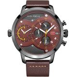 MINIFOCUS LARGE DIAL CASE FUNCTIONAL WATER PROOF WATCH - boopdo