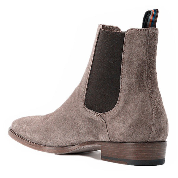 NADEMILI CRAFTSMAN WOLF GRAY CHELSEA ANKLE BOOTS - boopdo