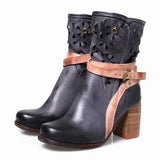 PROVA PERFETTO BOFFI BRITISH STYLE LEATHER WESTERN BOOTS - boopdo