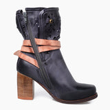 PROVA PERFETTO BOFFI BRITISH STYLE LEATHER WESTERN BOOTS - boopdo