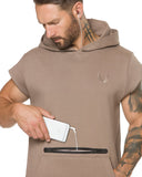 REGULAR BASIC STYLE GYM OUTFIT HOODIE T SHIRT - boopdo