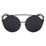 JERSEX MSPACE REFLECTIVE LARGE FRAME CONCAVE SUNGLASSES - boopdo