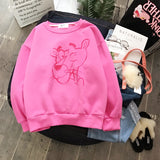 BOOPDO DESIGN PINK PANTHER SWEATSHIRT - boopdo