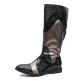 RODEO CAMPO POINTED TOE LEATHER COWBOY BOOTS - boopdo