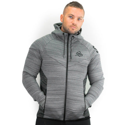 MUSCLE BROXS TRAINING CARDIGAN FITNESS PULLOVER HOODIE - boopdo