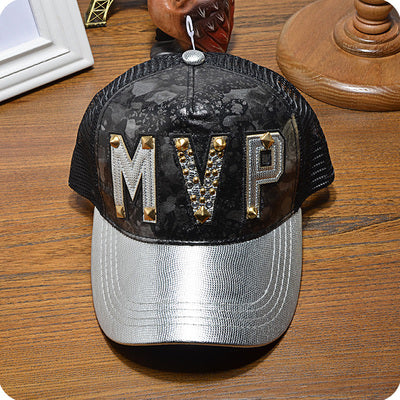 MOST VALUABLE PLAYER MVP OUTDOOR BREATHABLE CAP WITH RIVET - boopdo