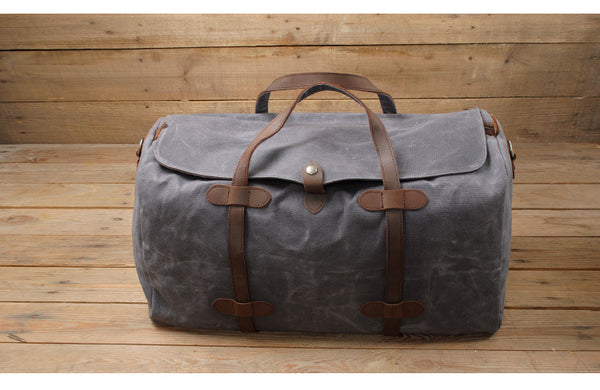 MUCHUAN CANVAS WATERPROOF LARGE CAPACITY TRAVEL BAGS - boopdo