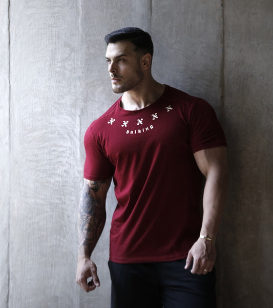 BODYBUILDING WARRIOR MUSCLE FITNESS TRAINING TIGHT FITTING T SHIRT - boopdo