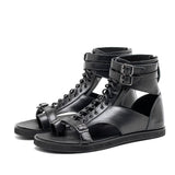 ROMAN BUCKLED CASUAL OPEN TOE UNISEX SANDALS - boopdo