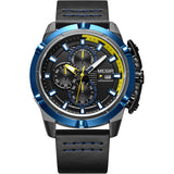 MEGIR LONGZ LARGE DIAL CHRONOGRAPH WATERPROOF WATCH - boopdo