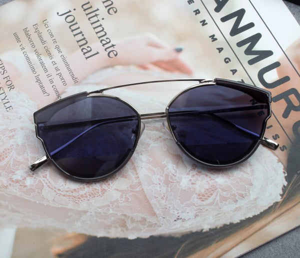 ULTIMATE JOURNAL LAYERED SPECTACLE SHAPE SUNGLASSES - boopdo