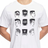 NIKE SPORTSWEAR JUST DO IT HAIRCUT LOGO T SHIRT IN WHITE CI6263 100 - boopdo