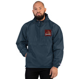KNIGHT SWORDS WITH MEDIEVAL ARMOR EMBROIDERED CHAMPION PACKABLE JACKET - boopdo