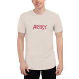ARTIST WHO LOVED CATS UNISEX TRI BLEND TRACK SHIRT - boopdo