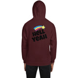 LETS PARTY HELL YEAH PRINT UNISEX HOODIE - boopdo