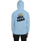 LETS PARTY HELL YEAH PRINT UNISEX HOODIE - boopdo