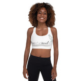 FREE YOUR SOUL PADDED SPORTS BRA - boopdo