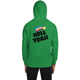 LETS PARTY HELL YEAH PRINT UNISEX HOODIE - boopdo