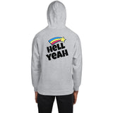 LETS PARTY HELL YEAH PRINT UNISEX HOODIE - boopdo