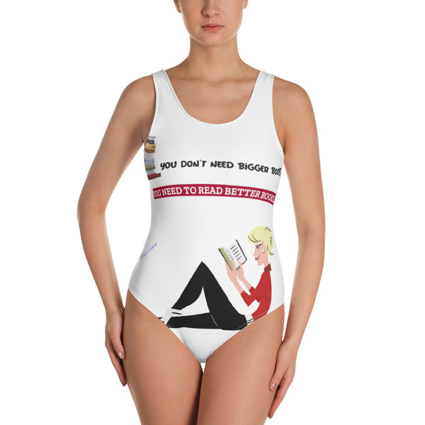 YOU NEED TO READ BETTER BOOKS ONE PIECE SWIMSUIT - boopdo